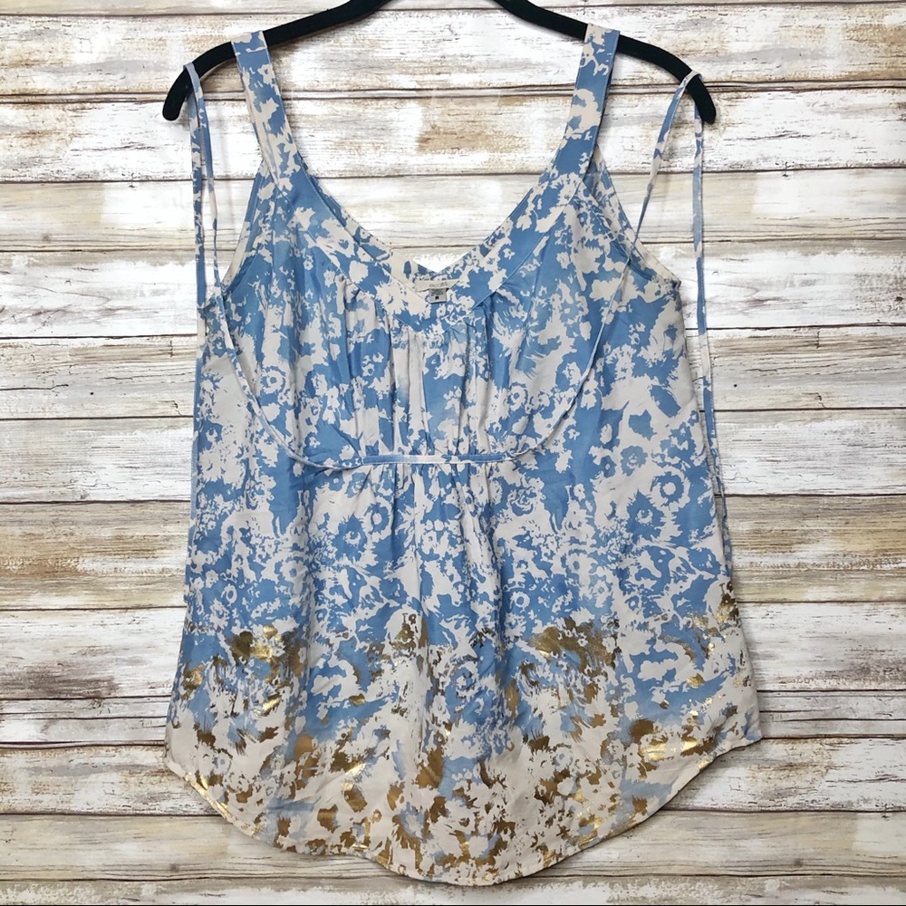 Ecoté Urban Outfitters Metallic Summer Top